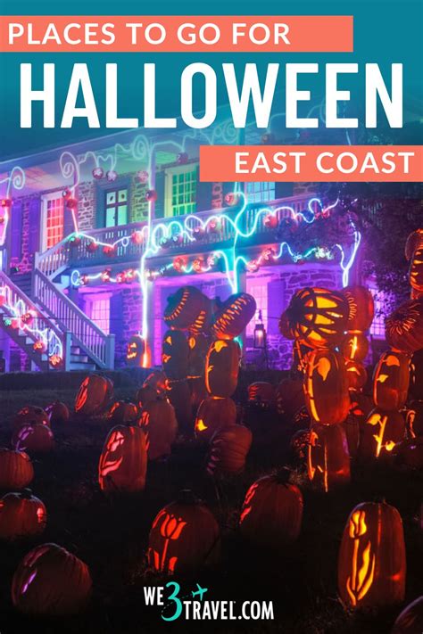 best halloween towns east coast